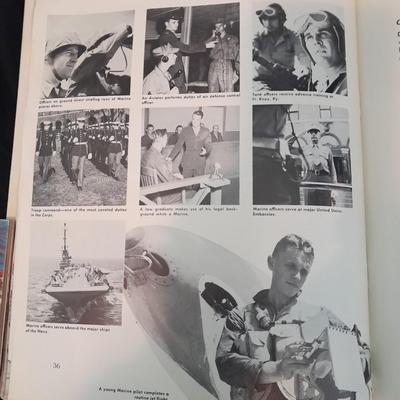 Vintage Military books and pamphlets 1964 Army, Navy, and Marine