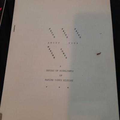 Vintage Military books and pamphlets 1964 Army, Navy, and Marine