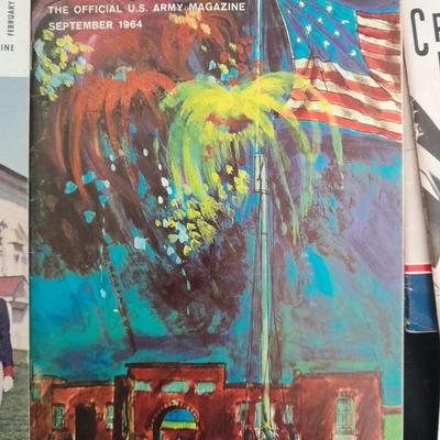 Vintage Military books and pamphlets 1964 Army, Navy, and Marine