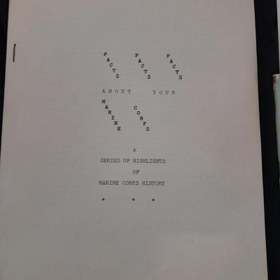 Vintage Military books and pamphlets 1964 Army, Navy, and Marine