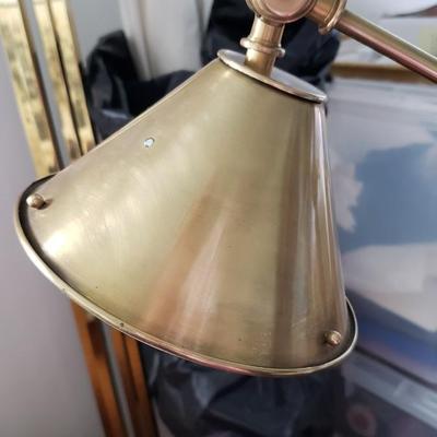 Vintage Ralph Lauren Anette articulated brass floor lamp