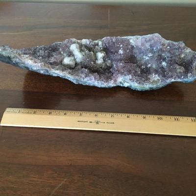 Large chunk of  amethyst crystal geode