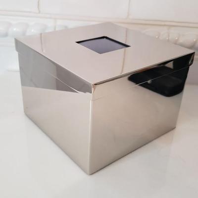 New chrome box with lid