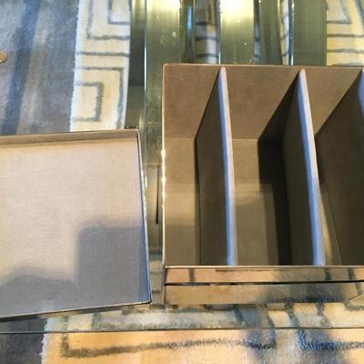 New chrome box with lid