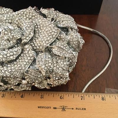 Fawziya luxury  rhinestone evening bag
