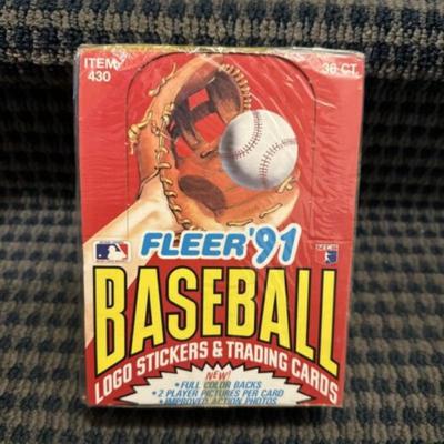 1991 Fleer Baseball card Box