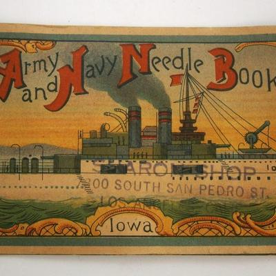 2 Vintage Sewing Needle Folders,