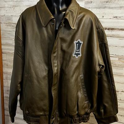 LEVY's Leather Men's Bomber Jacket 