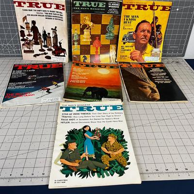 Collection of TRUE magazines from the 1960's 