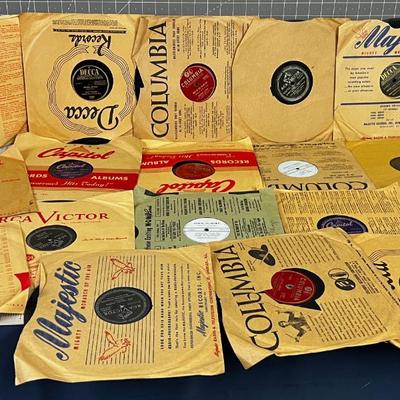 Collection of 78 Records, Cool Old ones, Including Mama Blues by Salty Holmes and his Brown Country Boys