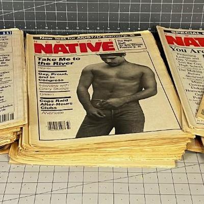 New York NATIVE 1980's Gay NEWSPAPER