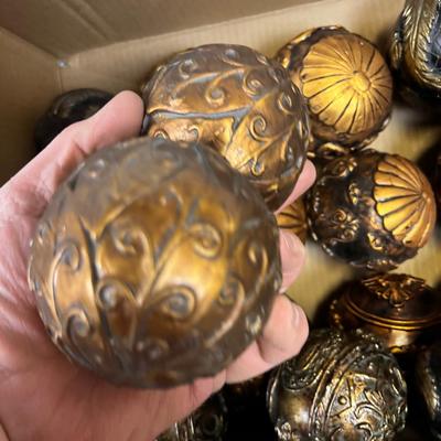 Box of Antique Color ORBS New Resin. 