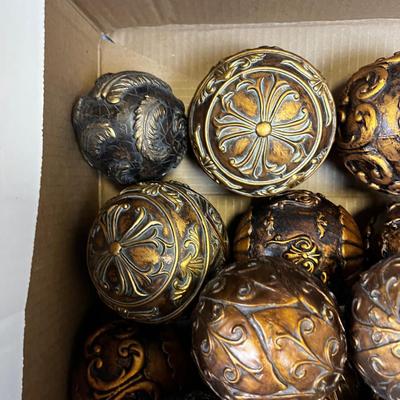 Box of Antique Color ORBS New Resin. 