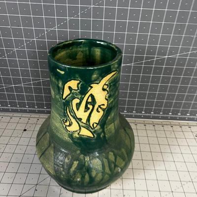 Studio Art Pottery VASE  Marked ZL