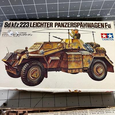 Tamiya 1/35th Scale Miliary Vehicles (2) Unbuilt in the Box