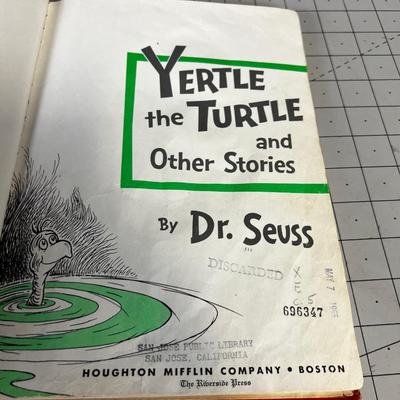 Yertle the Turtle and other Dr. Seuss Books Stories 1958 Copy Rights