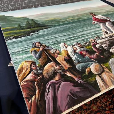 Jesus Christ at the SEA by Lowell S. Smith 