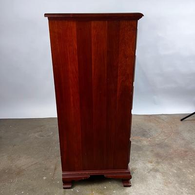 1317 Vintage Kling Factories 1960s Chippendale Cherry Dresser