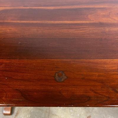 1319 Antique Country Style Trestle Table