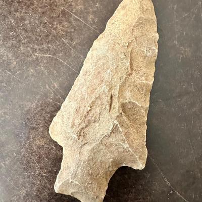 Indian Artifact Spearhead Arrowhead Lot