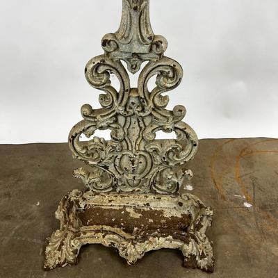 1320 Antique Victorian Colebrookdale Cast Iron Hall Tree