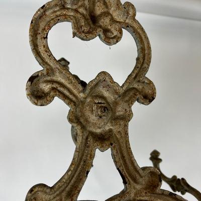 1320 Antique Victorian Colebrookdale Cast Iron Hall Tree