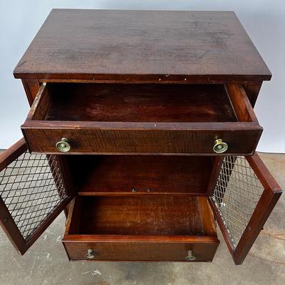 1322 Pair of Kindel French Regency Style Belvedere Nightstands