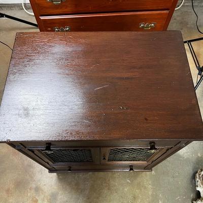 1322 Pair of Kindel French Regency Style Belvedere Nightstands