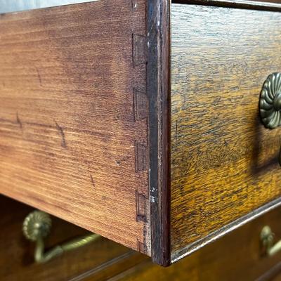 1323 Antique Kindel French Regency Style Belvedere Dresser