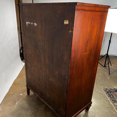 1323 Antique Kindel French Regency Style Belvedere Dresser