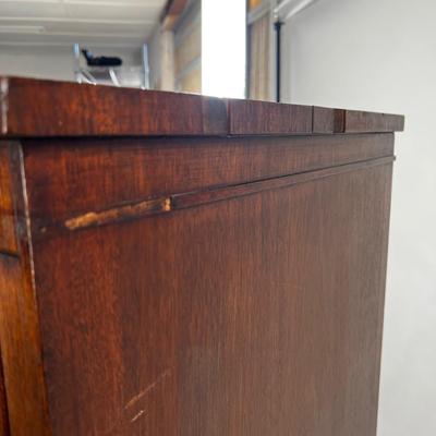 1323 Antique Kindel French Regency Style Belvedere Dresser