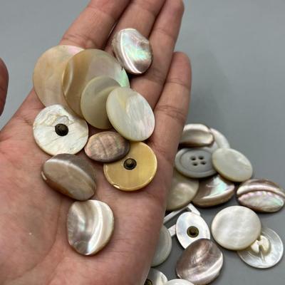 Vintage Lot of Mother of Pearl Mid Century Fashion Sewing Crafting Buttons