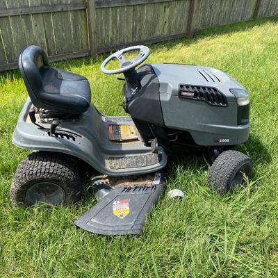 CRAFTSMAN LT2000 20 HP RIDING LAWN MOWER, 42” DECK - SOLD “AS IS” |  EstateSales.org