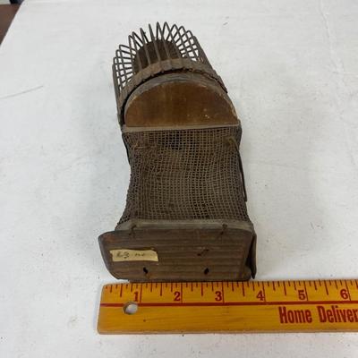 Antique Primitive 19th Century Wire Wheel Mouse Rodent Live Humane Trap Cage