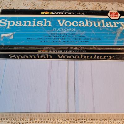 Sparknotes Study Cards - Spanish Vocabulary