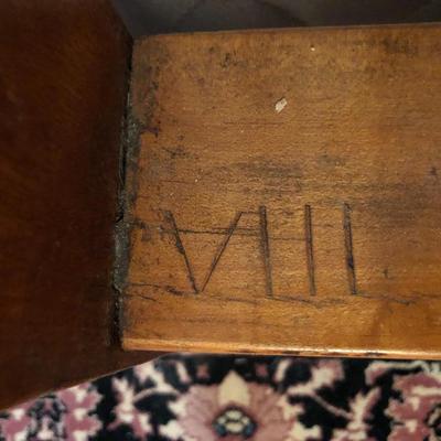 Antique Handmade Rope Bed Converted wFrame  (Needs TLC) with Sealy Posturepedic Mattress & Boxspring -Lot 242