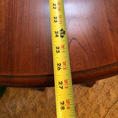 Oval Wooden Drop Leaf Side Table -Lot 243