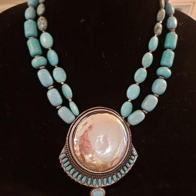 Chico's "turquoise" necklace
