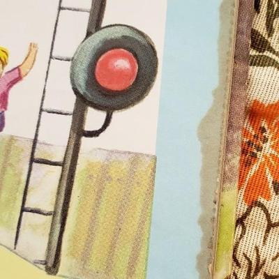 Large vintage "The Little Red Caboose" book