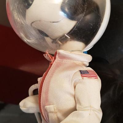 Two (2) Snoopy astronaut dolls 1969