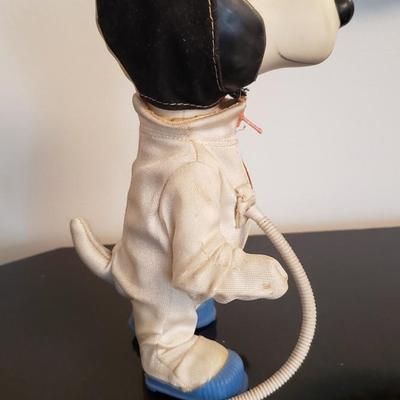 Two (2) Snoopy astronaut dolls 1969