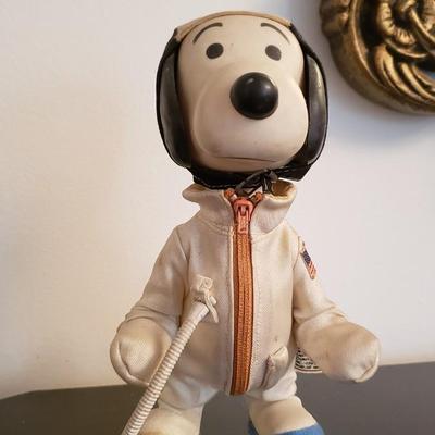 Two (2) Snoopy astronaut dolls 1969