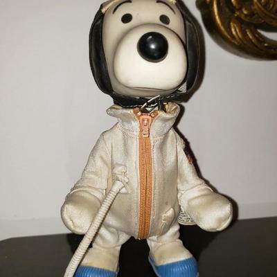 Two (2) Snoopy astronaut dolls 1969