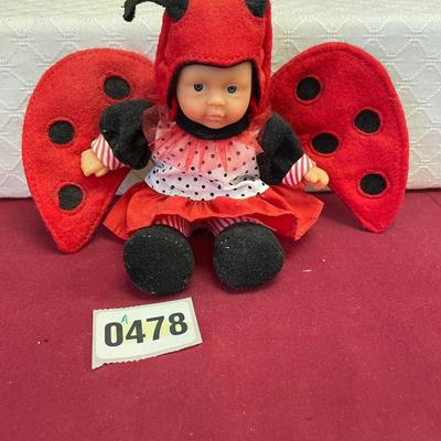 Anne Geddes ladybug baby