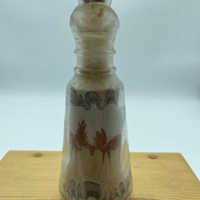Sand folk art-wildlife scene