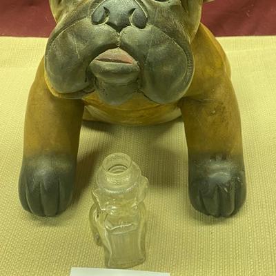 Cracked Wood Dog and Glass Dog