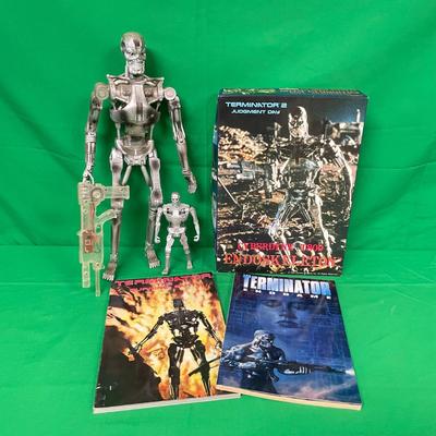 Original Terminator-Inspired Art by Al Ramirez with Terminator Model Kit & More (S2-HS)