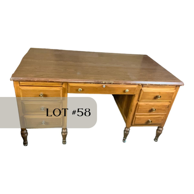 Lot 058 | Mid-Century Formica Top Desk