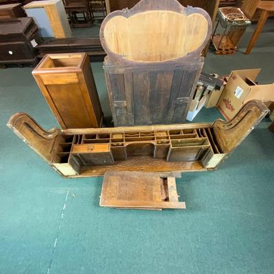 Lot 066 | SALVAGE | Desk Top with Compartments