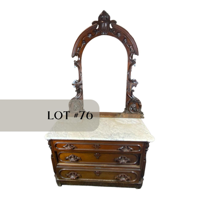 Lot 076 | Victorian Marble Top Dresser